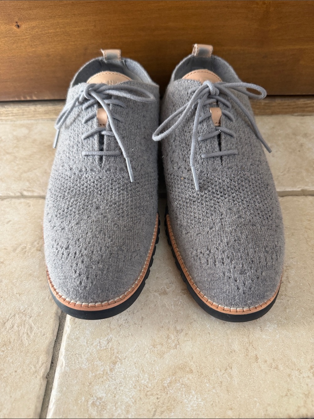 Cole Haan ZeroGrand Ironstone Stitchlite Wingtip Oxfords